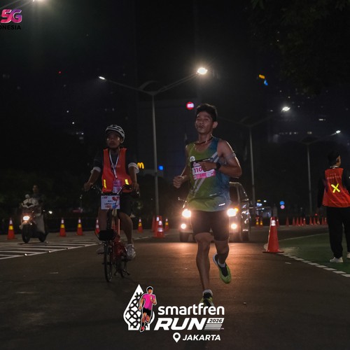 Race photo from SMARTFREN RUN 2026