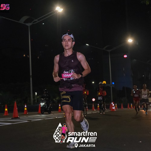 Race photo from SMARTFREN RUN 2026