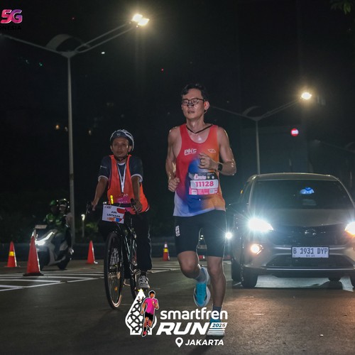 Race photo from SMARTFREN RUN 2026