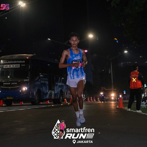 Race photo from SMARTFREN RUN 2026