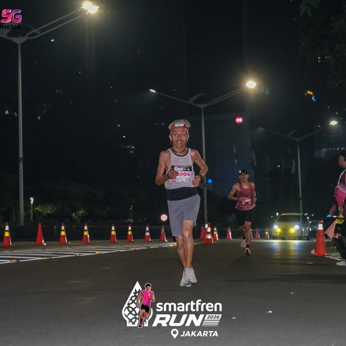 Race photo from SMARTFREN RUN 2026