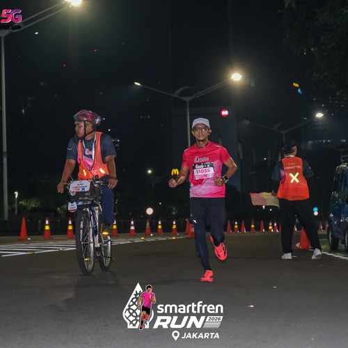 Race photo from SMARTFREN RUN 2026