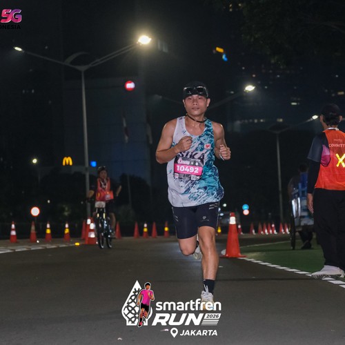 Race photo from SMARTFREN RUN 2026