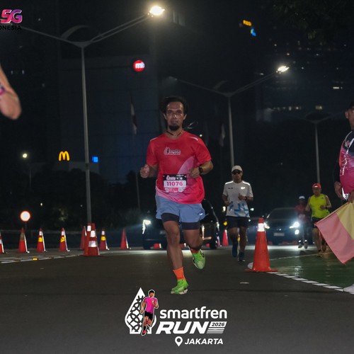 Race photo from SMARTFREN RUN 2026