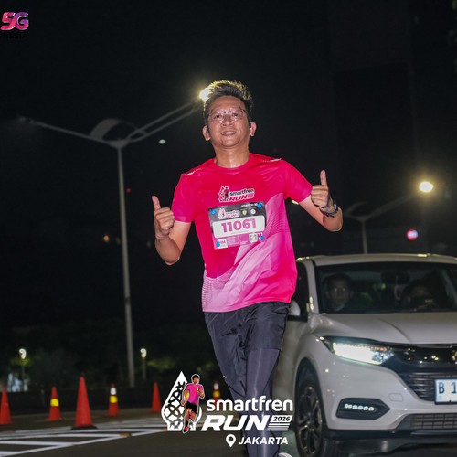 Race photo from SMARTFREN RUN 2026