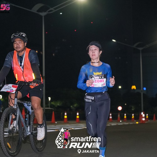 Race photo from SMARTFREN RUN 2026