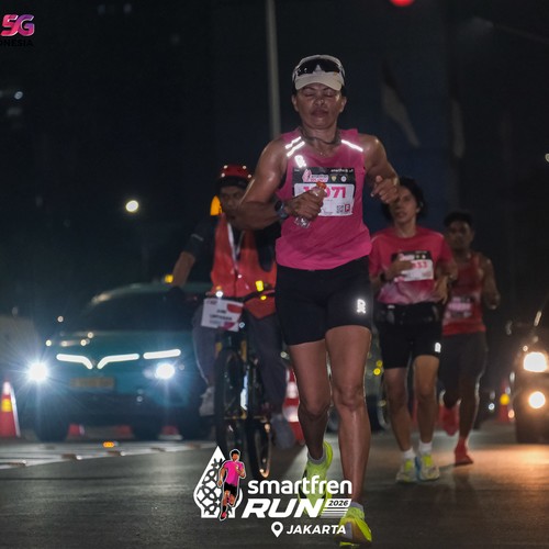 Race photo from SMARTFREN RUN 2026
