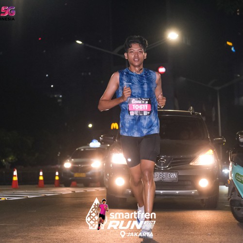 Race photo from SMARTFREN RUN 2026