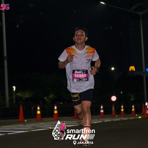 Race photo from SMARTFREN RUN 2026