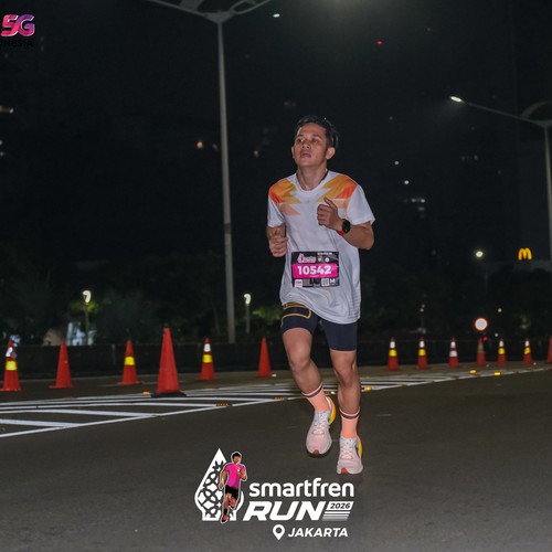 Race photo from SMARTFREN RUN 2026
