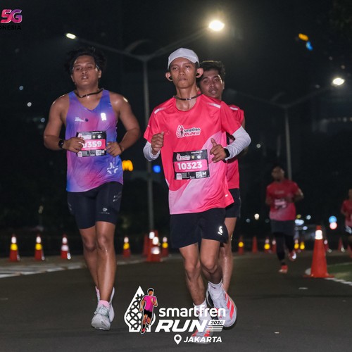 Race photo from SMARTFREN RUN 2026
