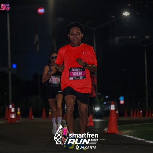 Race photo from SMARTFREN RUN 2026