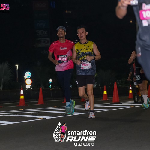 Race photo from SMARTFREN RUN 2026