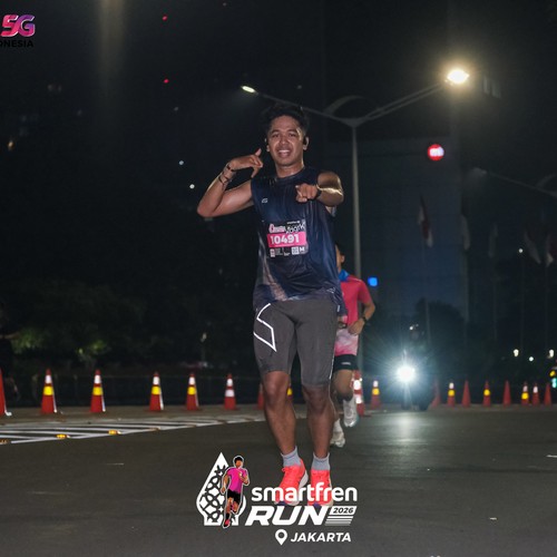Race photo from SMARTFREN RUN 2026
