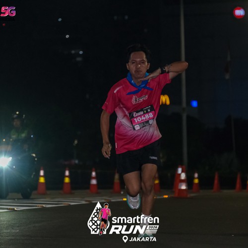Race photo from SMARTFREN RUN 2026