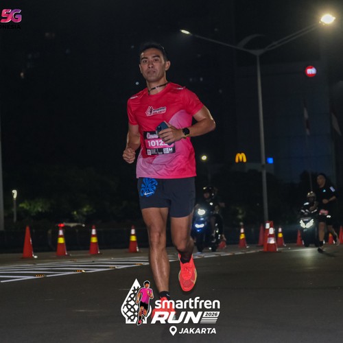 Race photo from SMARTFREN RUN 2026