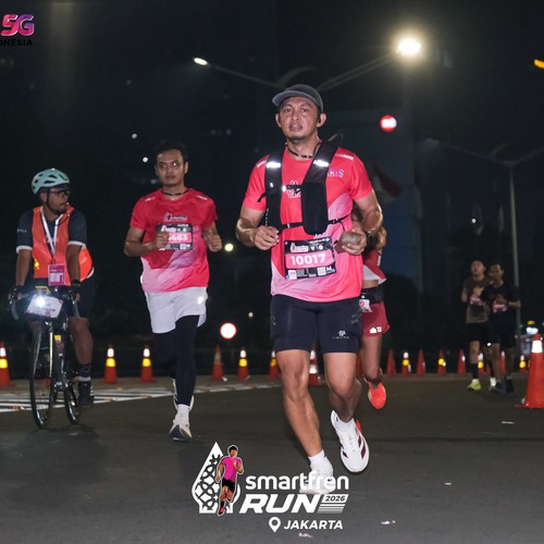 Race photo from SMARTFREN RUN 2026