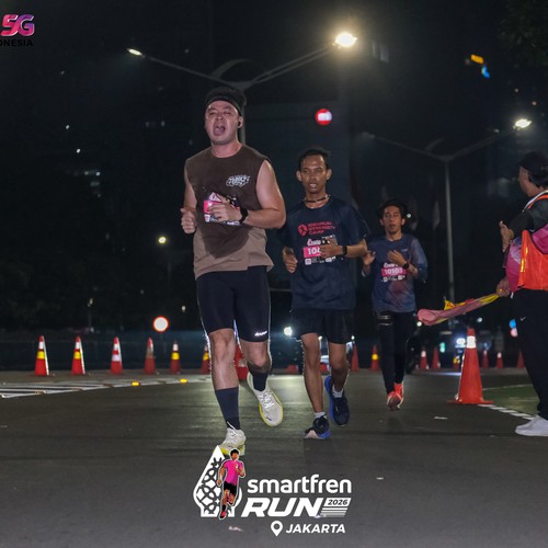 Race photo from SMARTFREN RUN 2026