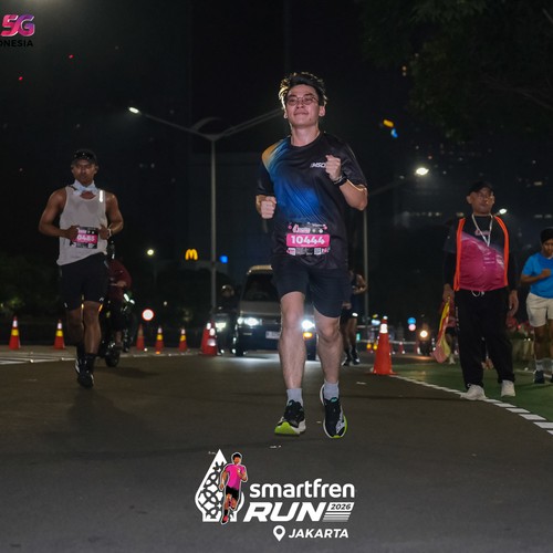 Race photo from SMARTFREN RUN 2026