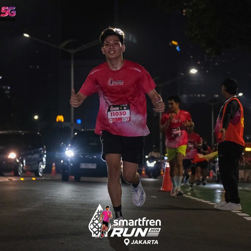 Race photo from SMARTFREN RUN 2026