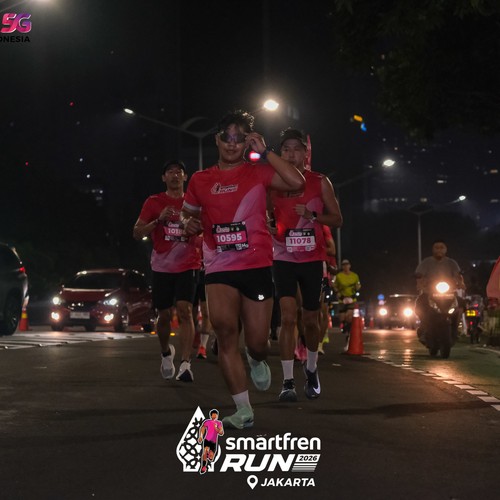 Race photo from SMARTFREN RUN 2026