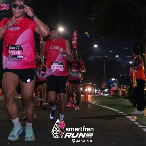 Race photo from SMARTFREN RUN 2026