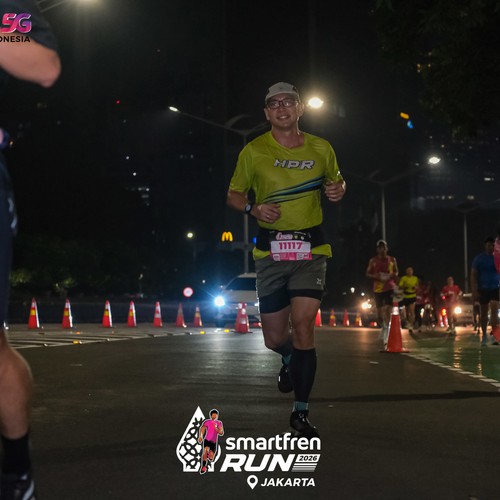Race photo from SMARTFREN RUN 2026