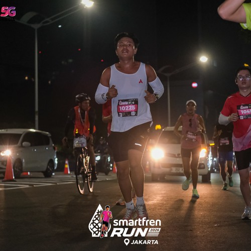 Race photo from SMARTFREN RUN 2026