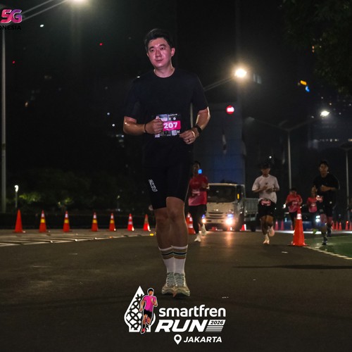 Race photo from SMARTFREN RUN 2026