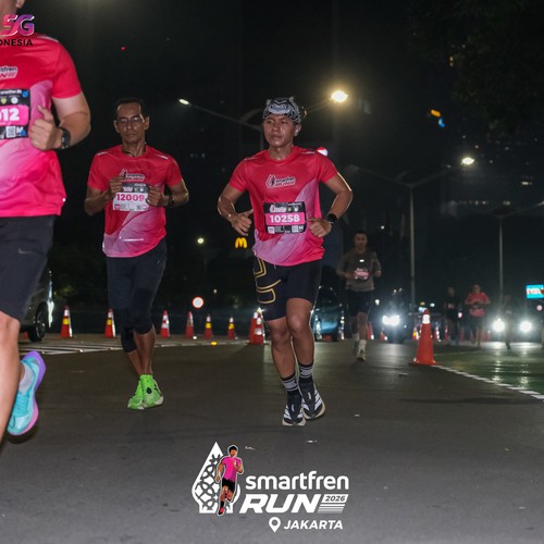 Race photo from SMARTFREN RUN 2026