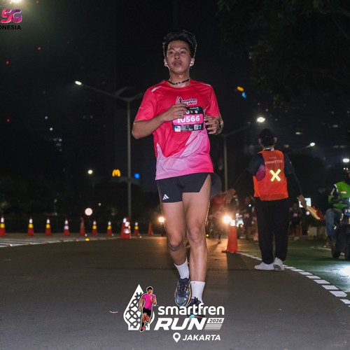 Race photo from SMARTFREN RUN 2026