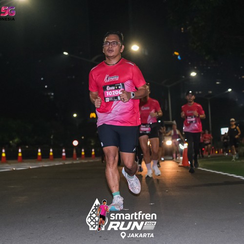 Race photo from SMARTFREN RUN 2026