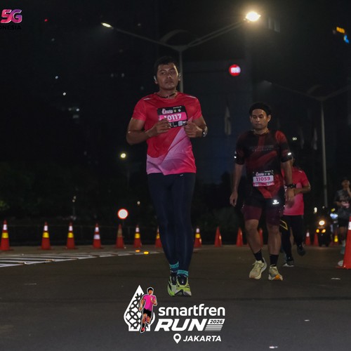 Race photo from SMARTFREN RUN 2026
