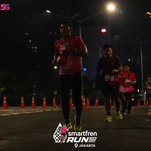 Race photo from SMARTFREN RUN 2026
