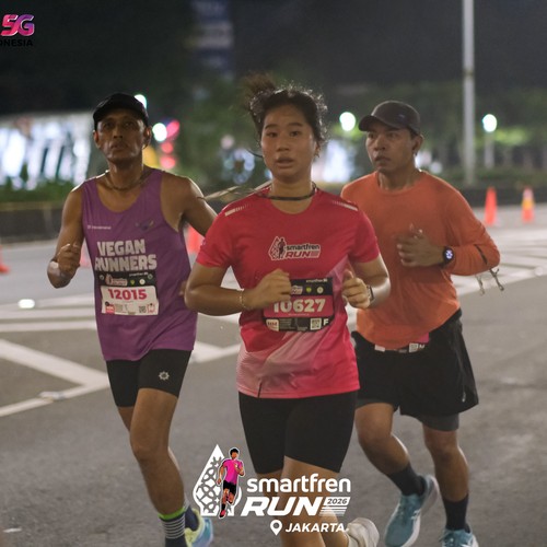Race photo from SMARTFREN RUN 2026