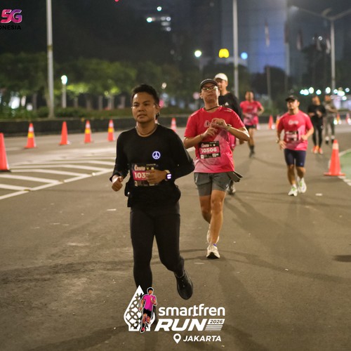 Race photo from SMARTFREN RUN 2026