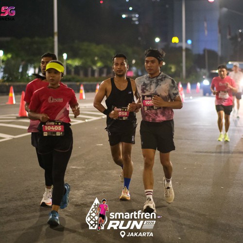Race photo from SMARTFREN RUN 2026