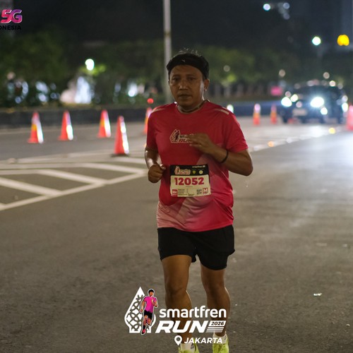 Race photo from SMARTFREN RUN 2026