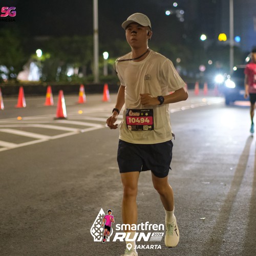 Race photo from SMARTFREN RUN 2026