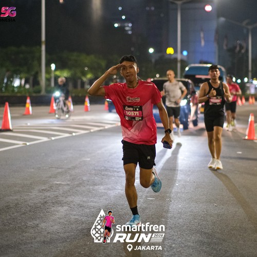 Race photo from SMARTFREN RUN 2026