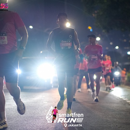 Race photo from SMARTFREN RUN 2026