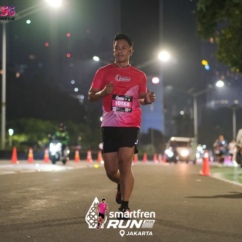 Race photo from SMARTFREN RUN 2026