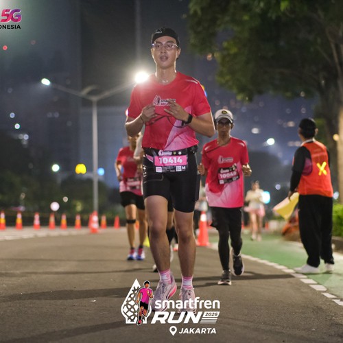Race photo from SMARTFREN RUN 2026