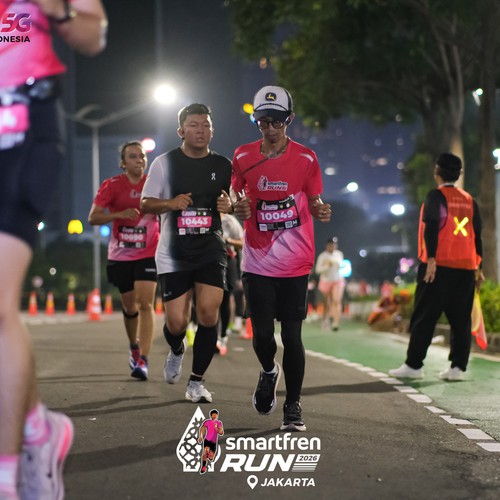 Race photo from SMARTFREN RUN 2026