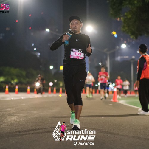 Race photo from SMARTFREN RUN 2026