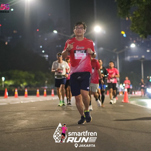 Race photo from SMARTFREN RUN 2026