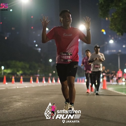 Race photo from SMARTFREN RUN 2026