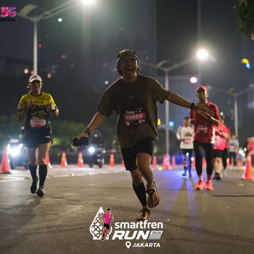 Race photo from SMARTFREN RUN 2026