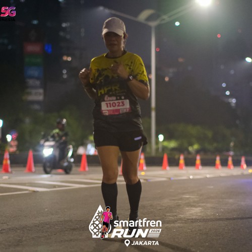 Race photo from SMARTFREN RUN 2026