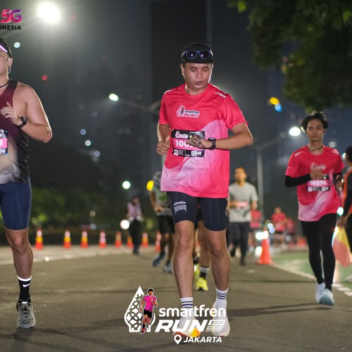Race photo from SMARTFREN RUN 2026